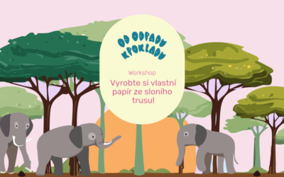 Workshop: Vyrobte si vlastní papír ze sloního trusu!